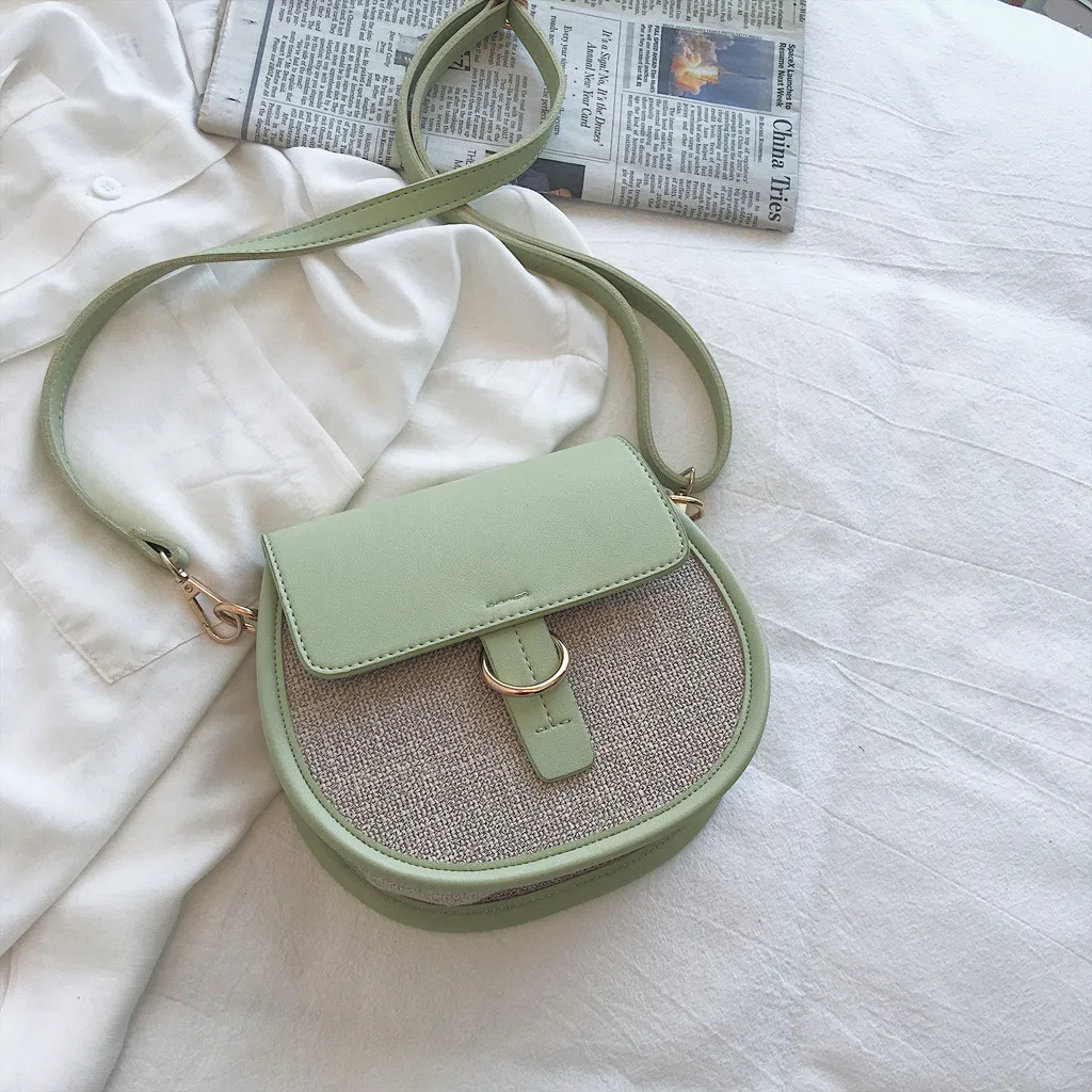 Round Shape Ring Strap Designer Bag Solid Shoulder Bag Women's Fashion Patchwork One-shoulder Hand-held Small Saddle Bag
Round Shape Ring Strap Designer Bag Solid Shoulder Bag Women's Fashion Patchwork One-shoulder Hand-held Small Saddle Bag