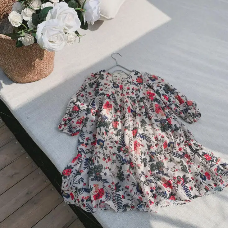 2019 wholesale girls printed dress cotton spring fashion girls dresses 3-8 years HI548
2019 wholesale girls printed dress cotton spring fashion girls dresses 3-8 years HI548