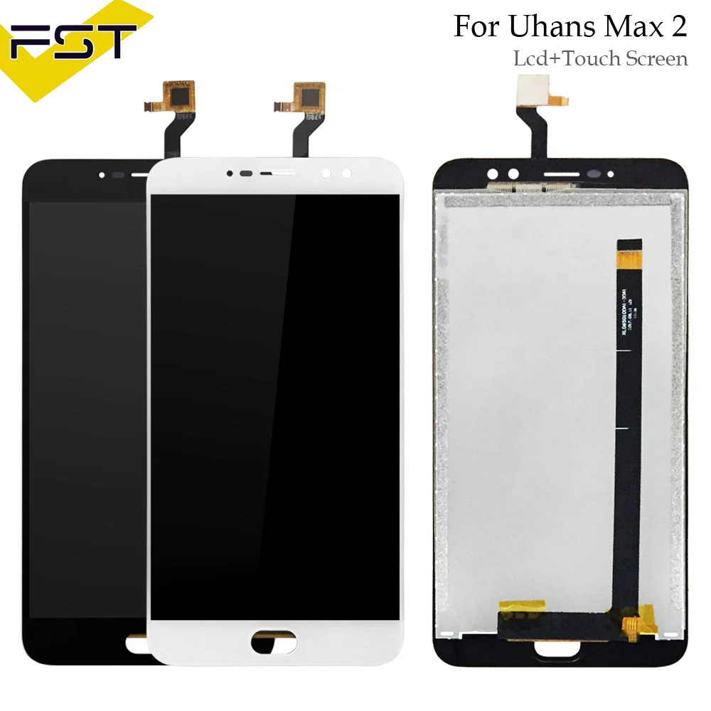 Black/White For Uhans Max 2 LCD Display and Touch Screen Digitizer Assembly Repair Parts For Uhans Max 2 Accessory+Tools
Black/White For Uhans Max 2 LCD Display and Touch Screen Digitizer Assembly Repair Parts For Uhans Max 2 Accessory+Tools