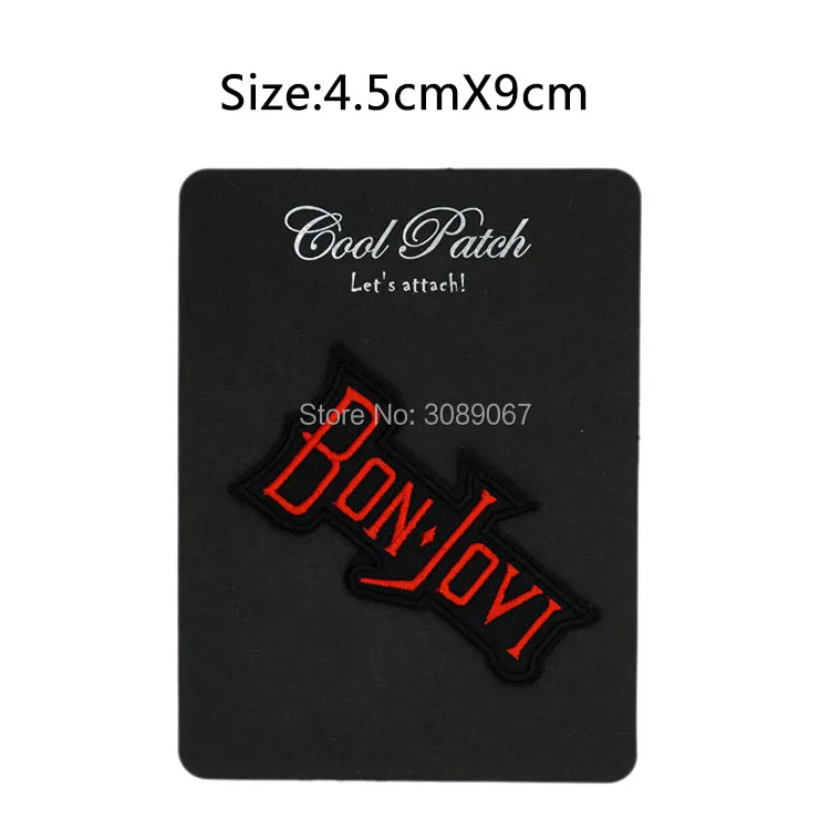 Bon jovi Fashion Embroidered iron sticker patch for clothing Rock Band COSTUME PATCH EMBLEM
Bon jovi Fashion Embroidered iron sticker patch for clothing Rock Band COSTUME PATCH EMBLEM