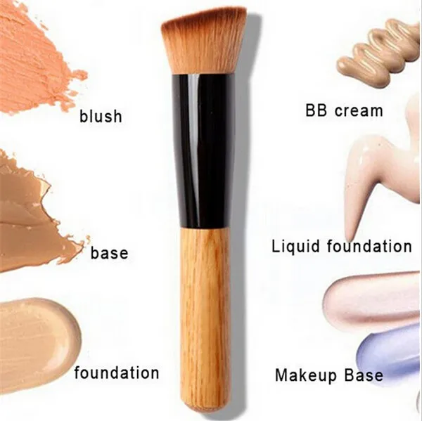 1Pcs Wooden handle Foundation Brush Cosmetics Makeup Brushes Powder Concealer Blush Liquid Make up Brush
1Pcs Wooden handle Foundation Brush Cosmetics Makeup Brushes Powder Concealer Blush Liquid Make up Brush