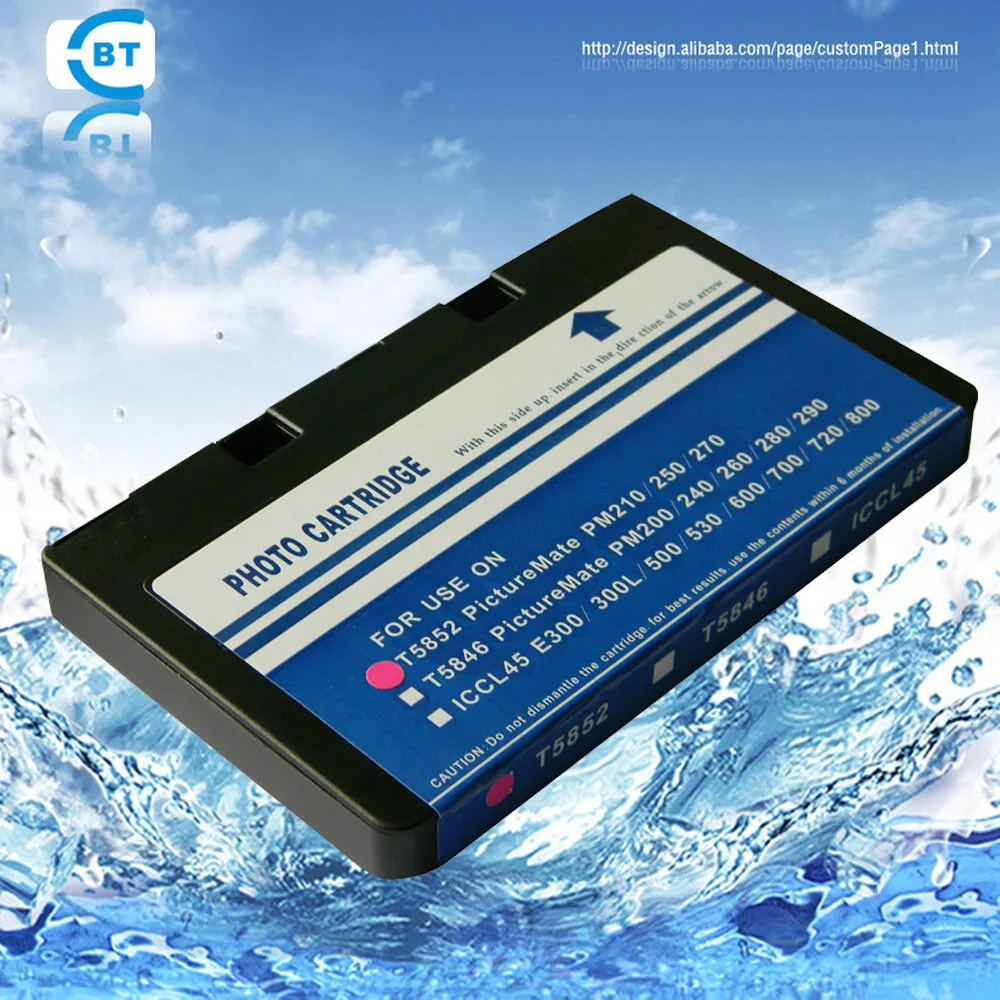 1PCS compatible epson t5852 ink cartridge for PictureMate 210/235/ 250/270/310 PictureMate PM215 printer
1PCS compatible epson t5852 ink cartridge for PictureMate 210/235/ 250/270/310 PictureMate PM215 printer