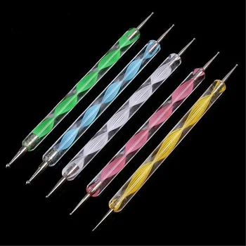 MSHARE Professional 2-Way Marbleizing Nail Art Dotting Pen Manicure Painting DIY Nail Pen Tool For UV Gel Nail Tool
MSHARE Professional 2-Way Marbleizing Nail Art Dotting Pen Manicure Painting DIY Nail Pen Tool For UV Gel Nail Tool