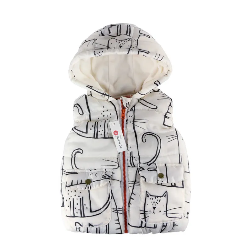 Baby Boy Girl Clothes Cartoon Cat Printed Vest Children Zipper Coat Winter Warm Clothes Hoodies infant Baby Jacket Vest 18m-7t
Baby Boy Girl Clothes Cartoon Cat Printed Vest Children Zipper Coat Winter Warm Clothes Hoodies infant Baby Jacket Vest 18m-7t