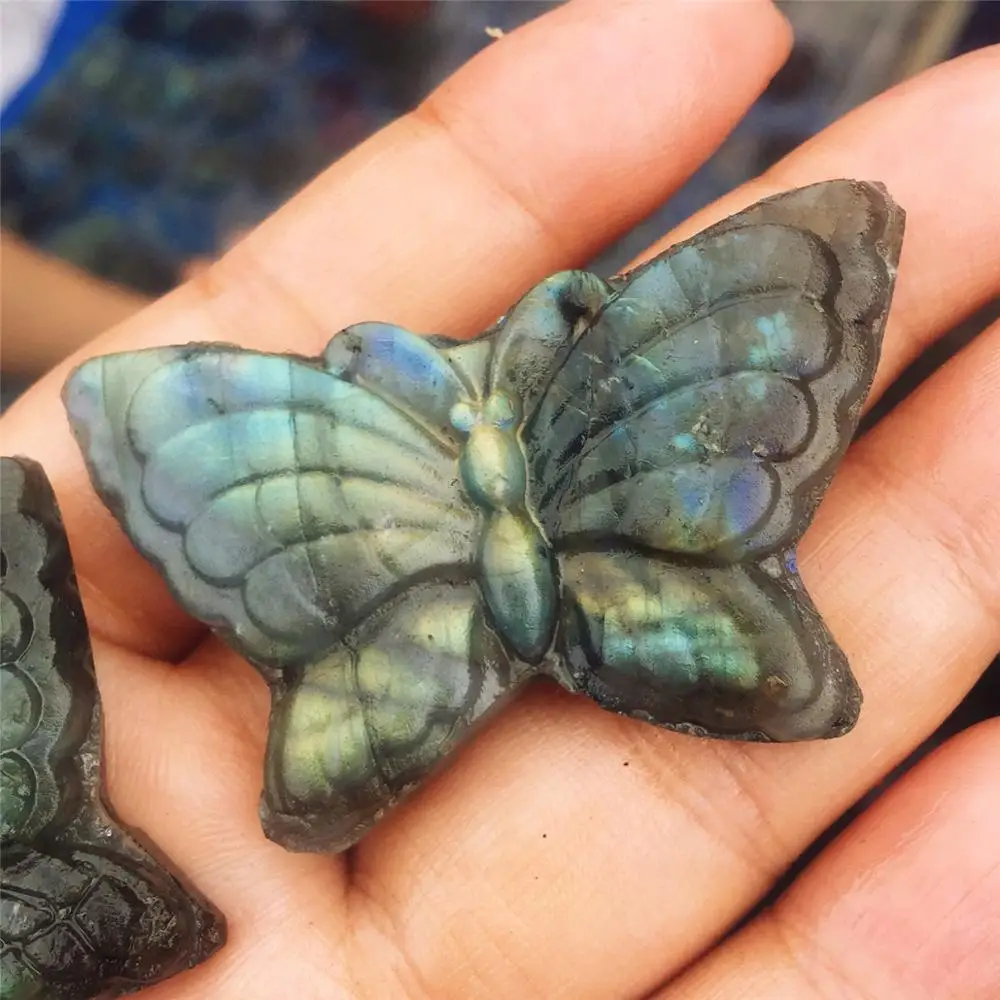 1pcs AAAA Beautiful crystal carvings natural hand-carved labrador stone butterfly necklace with stylish jewelry gifts
1pcs AAAA Beautiful crystal carvings natural hand-carved labrador stone butterfly necklace with stylish jewelry gifts