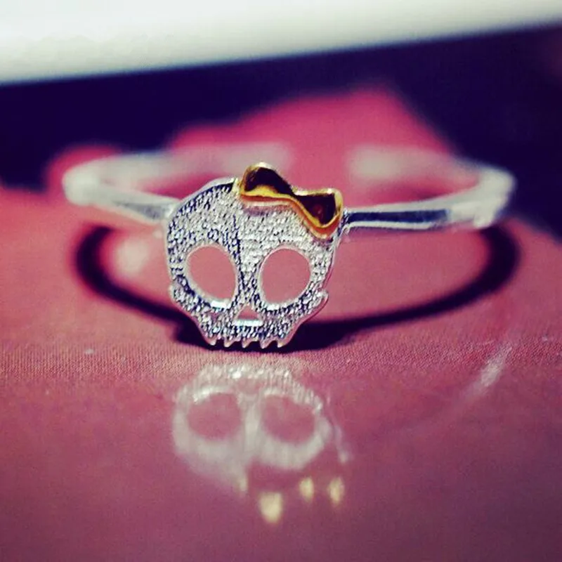 S925 Sterling Silver Small Fresh Opening Cute Skeleton Ring Korean Version Of The Fashion Jewelry SR111
S925 Sterling Silver Small Fresh Opening Cute Skeleton Ring Korean Version Of The Fashion Jewelry SR111
