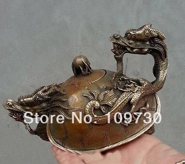 001160 China Bronze Signed Carved Dragon Tortoise Handmade Teapot Pot Statues
001160 China Bronze Signed Carved Dragon Tortoise Handmade Teapot Pot Statues