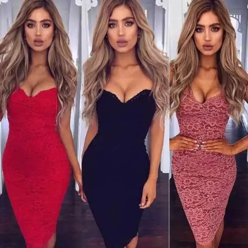 Women Ladies Formal Slim Dresses Summer Solid Deep Floral Hollow Out V-Neck Strapless Sleeveless Pencil Knee-Length Dress
Women Ladies Formal Slim Dresses Summer Solid Deep Floral Hollow Out V-Neck Strapless Sleeveless Pencil Knee-Length Dress
