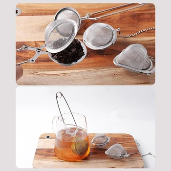 Hot Stainless Strainer Steel Mesh Ball Tea Leaves Filter Squeeze Locking Spoon Strainer Strong Tea Infuser Cooking Tools
Hot Stainless Strainer Steel Mesh Ball Tea Leaves Filter Squeeze Locking Spoon Strainer Strong Tea Infuser Cooking Tools