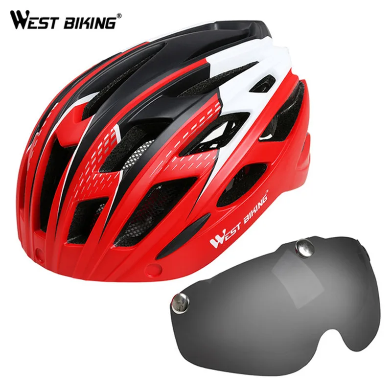 WEST BIKING велосипедный шлем с защитными очками Casco Ciclismo EPS ультралегкий для горных
