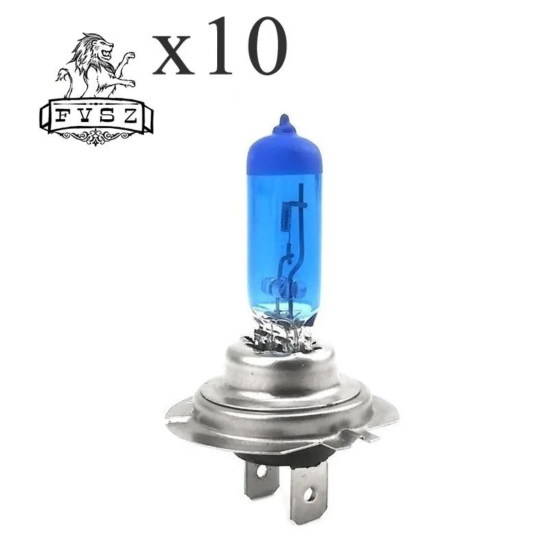 10Pcs Headlight Bulb H7 55w 12V 2400Lm 5000-6500k White Light Automobile Halogen Hernia Headlight High Beam (DC/12V)
10Pcs Headlight Bulb H7 55w 12V 2400Lm 5000-6500k White Light Automobile Halogen Hernia Headlight High Beam (DC/12V)