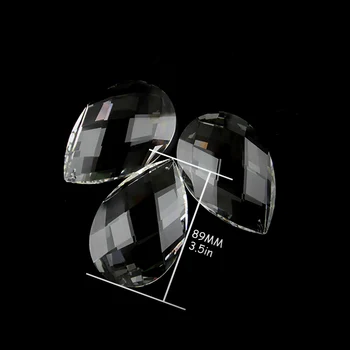 89mm/100mm Clear Crystal Lamp Prism Parts Crystal Chandelier Hanging Drops Lighting Accessories for Room Wedding Garland Decor
89mm/100mm Clear Crystal Lamp Prism Parts Crystal Chandelier Hanging Drops Lighting Accessories for Room Wedding Garland Decor
