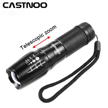CASTNOO Super Bright 5 Modes 3800LM T6 LED Flashlight Focus Torch Zoomable waterproof Light 3*AAA Battery
CASTNOO Super Bright 5 Modes 3800LM T6 LED Flashlight Focus Torch Zoomable waterproof Light 3*AAA Battery