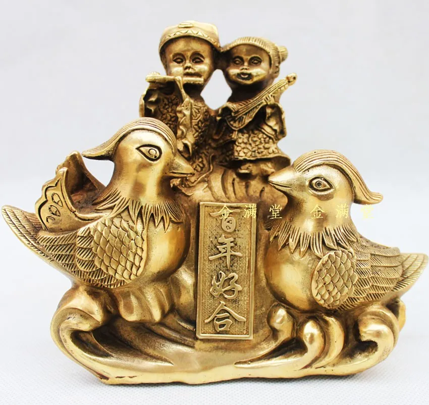 Bronze copper home decoration crafts decoration love for all seasons apotropaic Factory Copper Feng Shui crafts