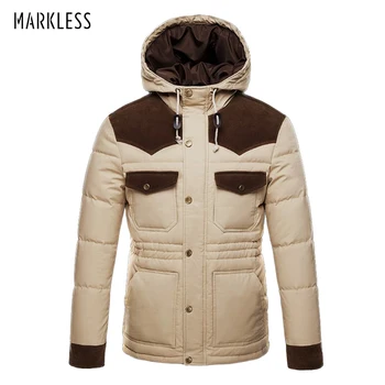 Markless Winter Thick Hooded Parkas 90% White Duck Down Jackets Men Brand Clothing Winter Warm Windproof Jacket YRA7326M
Markless Winter Thick Hooded Parkas 90% White Duck Down Jackets Men Brand Clothing Winter Warm Windproof Jacket YRA7326M
