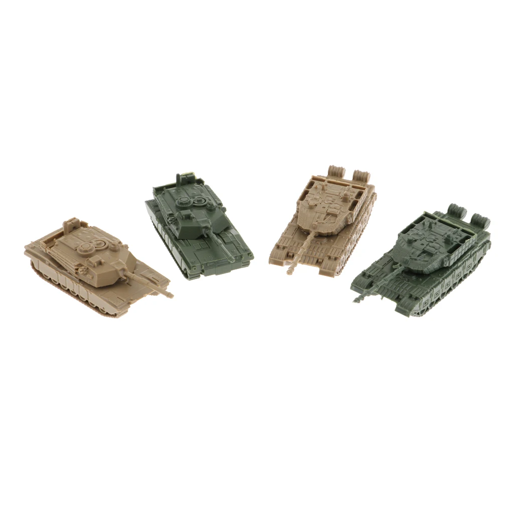 1/144 Plastic battle tank models prebuilt ww2 military vehicle toys set for kids boys, 2 types, pack of 16 1/144 Plastic battle tank models prebuilt ww2 military vehicle toys set for kids boys, 2 types, pack of 16