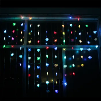 LED Heart-shaped Led String Light 1.85M 12 Droop Love LED Curtain String Light Fairy Lights for Christmas/Party/Window/Wedding
LED Heart-shaped Led String Light 1.85M 12 Droop Love LED Curtain String Light Fairy Lights for Christmas/Party/Window/Wedding