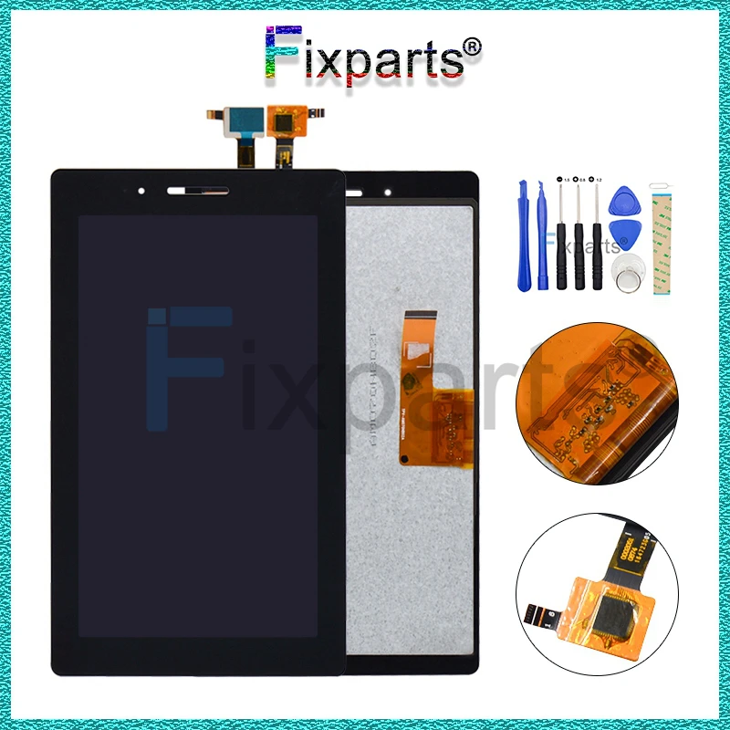 100% Tested For 7.0" Lenovo Tab3 LCD Display +Touch Screen Digitizer Assembly Tab TB3-710F TB3-710L TB3-710I | Мобильные