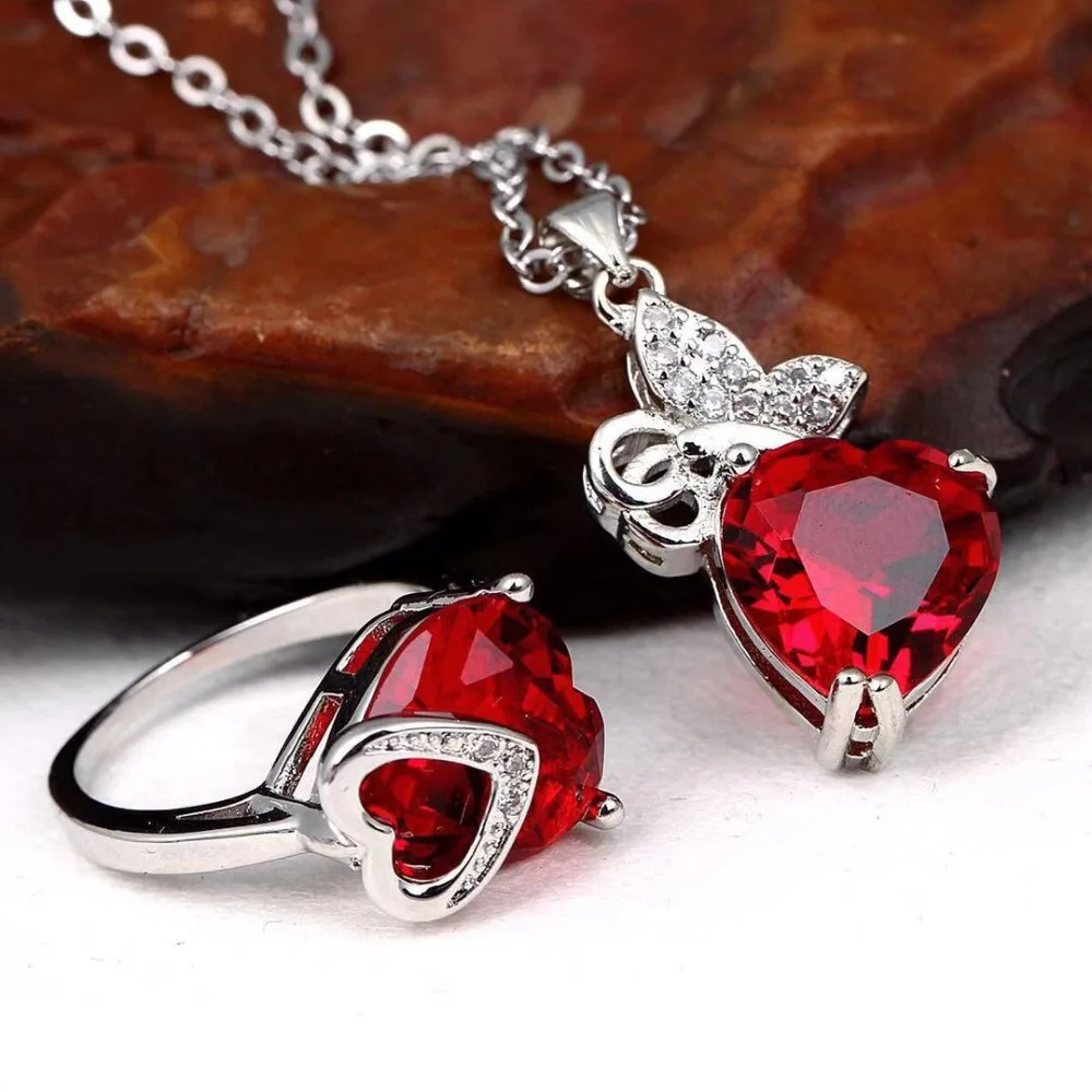 New classic fashion trend creative heart zircon charm woman butterfly ring necklace pendant wedding engagement jewelry set
New classic fashion trend creative heart zircon charm woman butterfly ring necklace pendant wedding engagement jewelry set