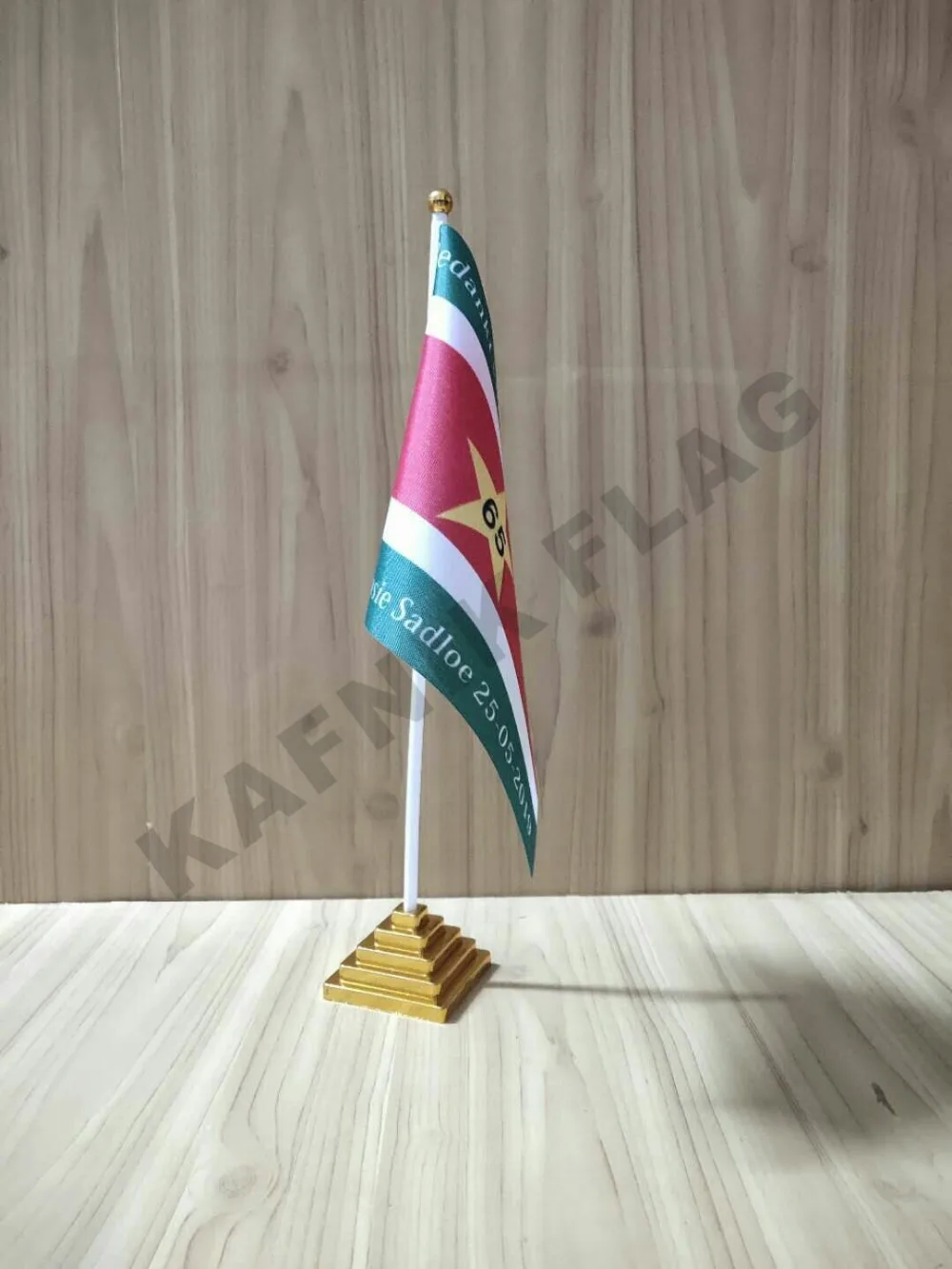 KAFNIK 100 шт. в партии индивидуальный суринамский настольный флаг баннер 14*21 см
