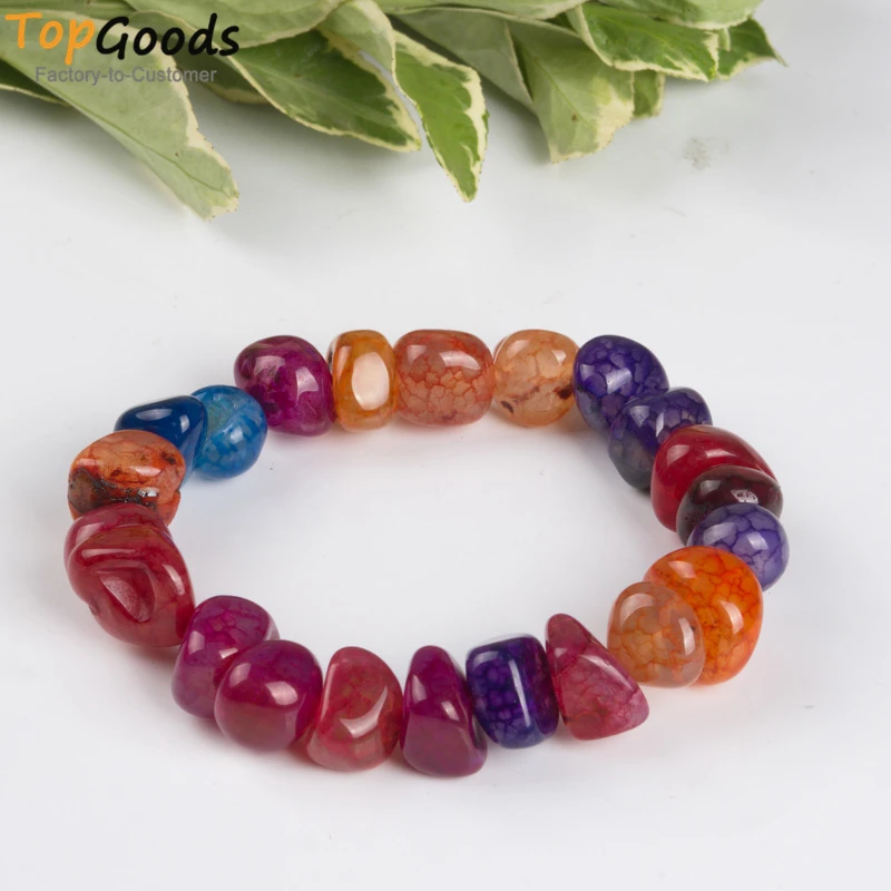 TopGoods Natural Colorful Irregular Bracelet Women Fashion Jewelry 6 Color Chakras Energy Bracelets For Men Yoga Bracelet
TopGoods Natural Colorful Irregular Bracelet Women Fashion Jewelry 6 Color Chakras Energy Bracelets For Men Yoga Bracelet