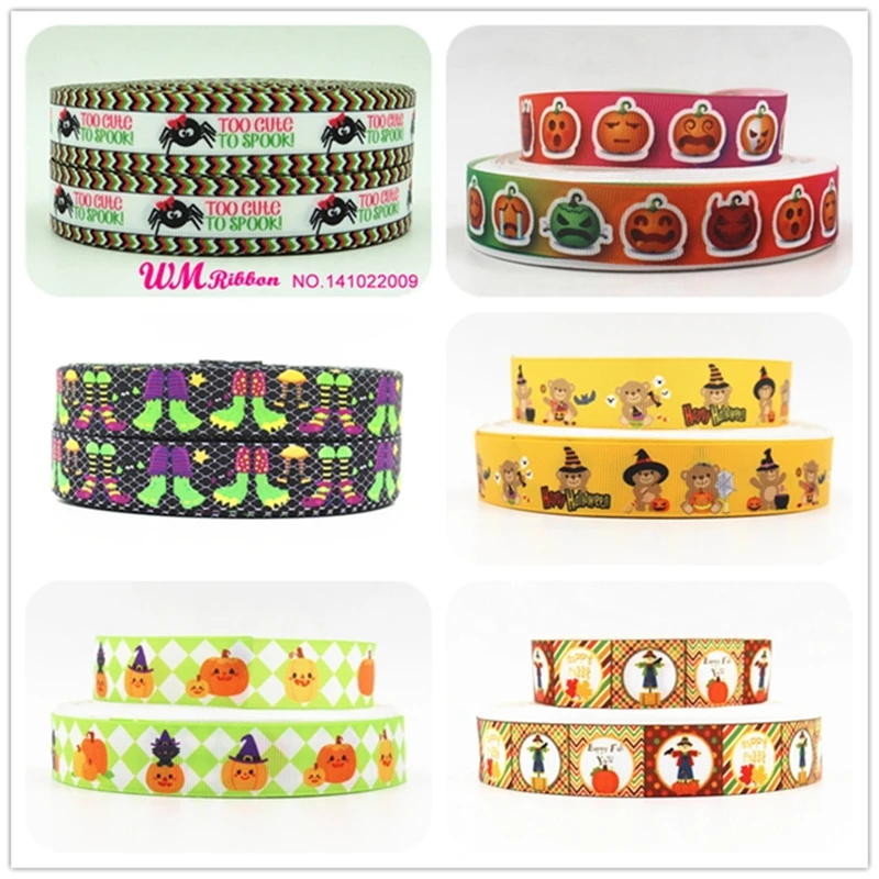 Q&N ribbon 7/8inch 22mm halloween printed grosgrain ribbon webbing 50yards/roll for sport hair tie hair bow headband
Q&N ribbon 7/8inch 22mm halloween printed grosgrain ribbon webbing 50yards/roll for sport hair tie hair bow headband