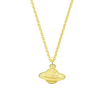 Wholesale 10pcs Rose Gold Color Planet Saturn Necklace Pendant Stainless Steel Chain Geometric Choker Necklace Bijoux
Wholesale 10pcs Rose Gold Color Planet Saturn Necklace Pendant Stainless Steel Chain Geometric Choker Necklace Bijoux