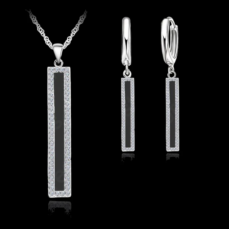Женский комплект украшений из серебра 925 пробы|necklace fancy jewelry|jewelry distributionnecklace cabochon |