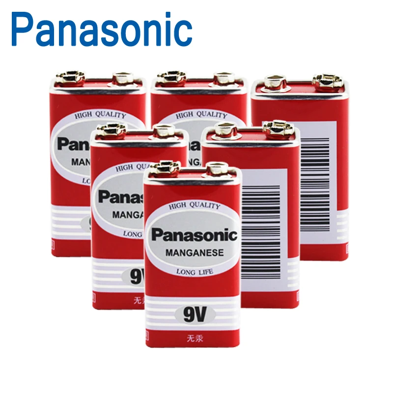 4Pcs//Lot 100% Original Panasonic Greencell PP3 6F22 6LR61 MN1604 9V Block Heavy Duty Cell Battery
4Pcs//Lot 100% Original Panasonic Greencell PP3 6F22 6LR61 MN1604 9V Block Heavy Duty Cell Battery
