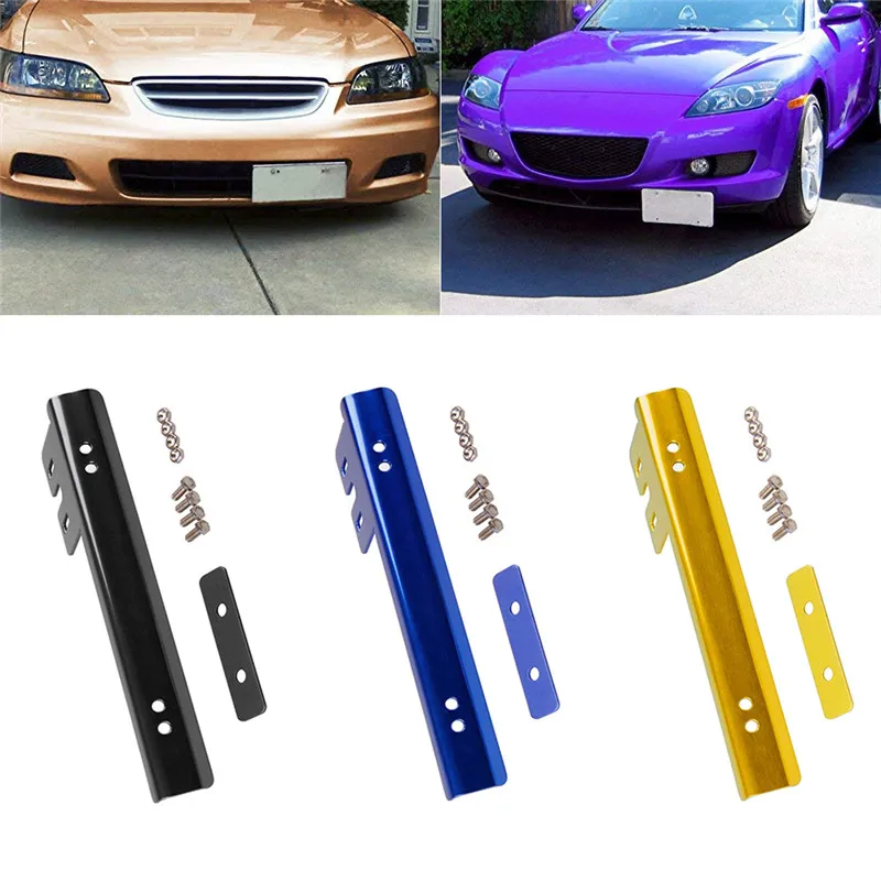 Aluminum Bumper License Plate Relocator Car Front License Plate Mounting Relocate Bracket Holder frame Without Logo High Quality
Aluminum Bumper License Plate Relocator Car Front License Plate Mounting Relocate Bracket Holder frame Without Logo High Quality