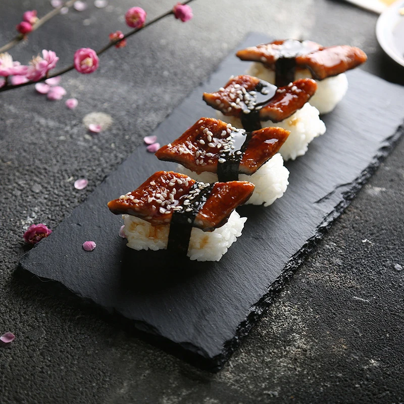 Japanese Sushi Plates Western Slate Plate Rectangle Square Round Tray Steak Barbecue Plates Pizza Flat Fruit Plates Food Trays
Japanese Sushi Plates Western Slate Plate Rectangle Square Round Tray Steak Barbecue Plates Pizza Flat Fruit Plates Food Trays