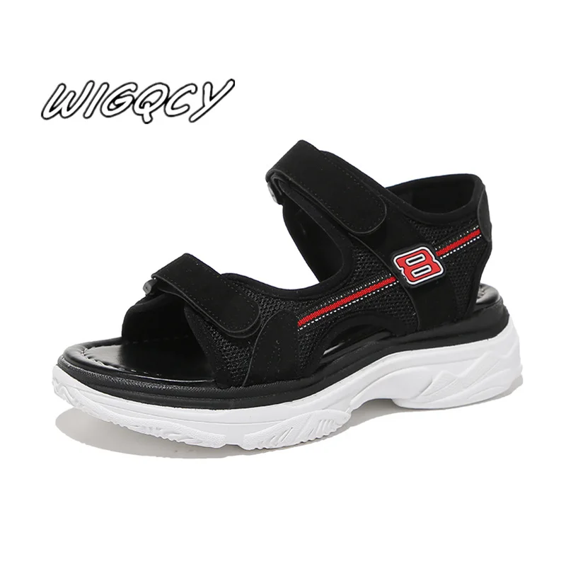 2019 Shallow women's summer non-slip breathable open toe sandals fashion mesh cloth muffin bottom Front & Rear Strap
2019 Shallow women's summer non-slip breathable open toe sandals fashion mesh cloth muffin bottom Front & Rear Strap