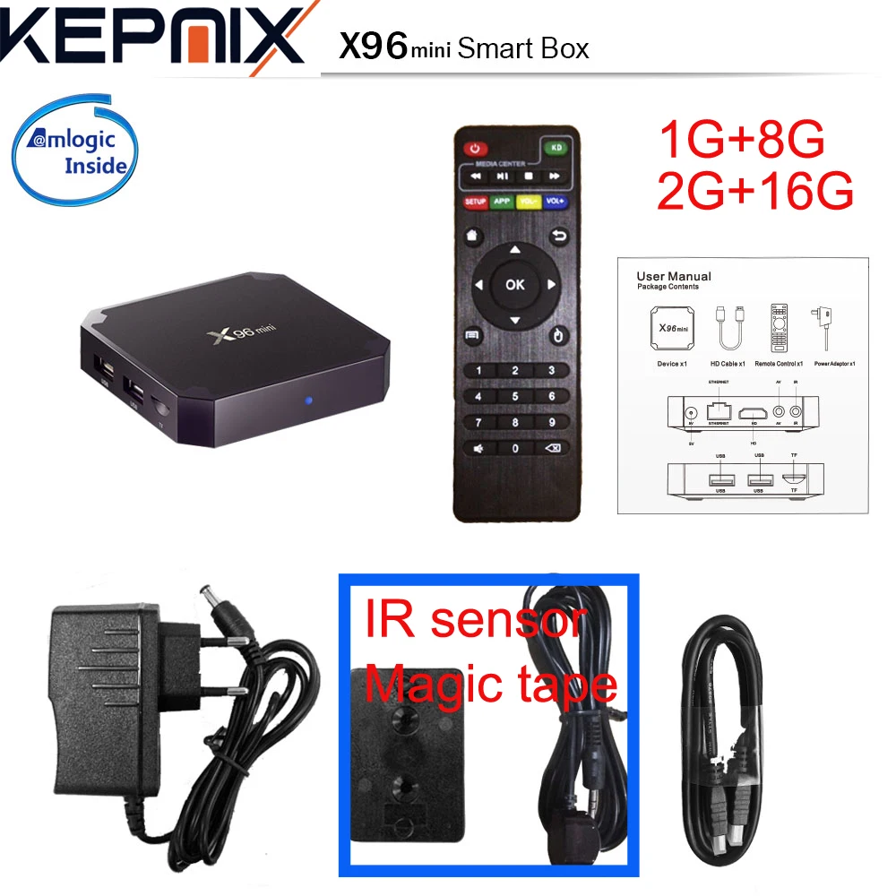 X96 mini 10pcs ir sensor optional amlogic S905W android 7.1 quad core smart 4K google tv box
X96 mini 10pcs ir sensor optional amlogic S905W android 7.1 quad core smart 4K google tv box
