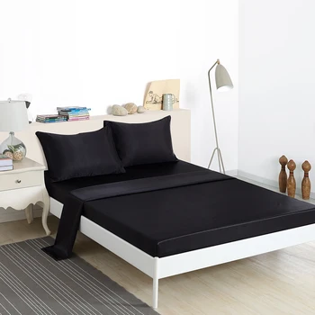 HM Life Fitted Sheet Set 4 pcs 100% Polyester Solid color Bed Sheet Pillowcase Sets Queen/ King Size Soft comfortable Flat Sheet
HM Life Fitted Sheet Set 4 pcs 100% Polyester Solid color Bed Sheet Pillowcase Sets Queen/ King Size Soft comfortable Flat Sheet