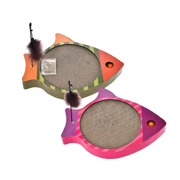 Funny Fish-Shaped Cat Scratch Board Pad Teasing Cat Pole With Cat Grass Pet Corrugated Safe Card Board Scratcher Toy
Funny Fish-Shaped Cat Scratch Board Pad Teasing Cat Pole With Cat Grass Pet Corrugated Safe Card Board Scratcher Toy