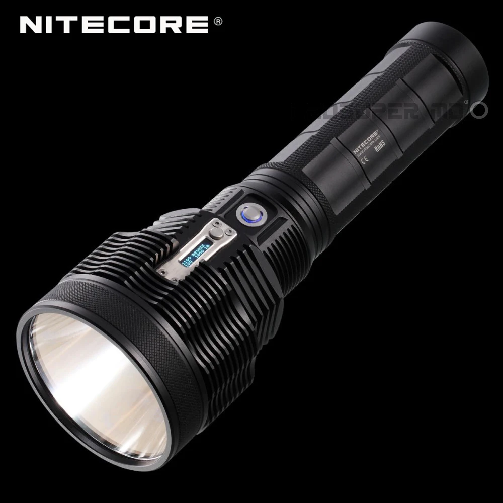 Tiny Monster NITECORE TM36 OLED Display Flashlight 1800 Lumens 1100 m Beam Distance Powerful LED Portable Search Light
Tiny Monster NITECORE TM36 OLED Display Flashlight 1800 Lumens 1100 m Beam Distance Powerful LED Portable Search Light