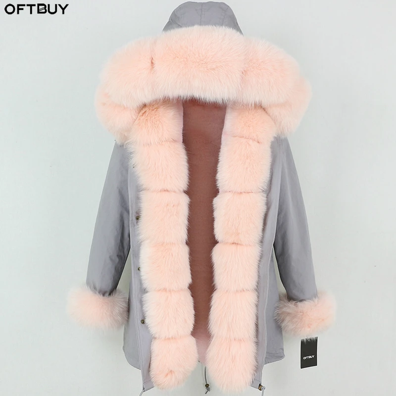 OFTBUY 2019 Winter Jacket Women Real Fur Coat Long Parka big Natural Fox Fur Thick Warm Outerwear Streetwear Detachable parkas
OFTBUY 2019 Winter Jacket Women Real Fur Coat Long Parka big Natural Fox Fur Thick Warm Outerwear Streetwear Detachable parkas