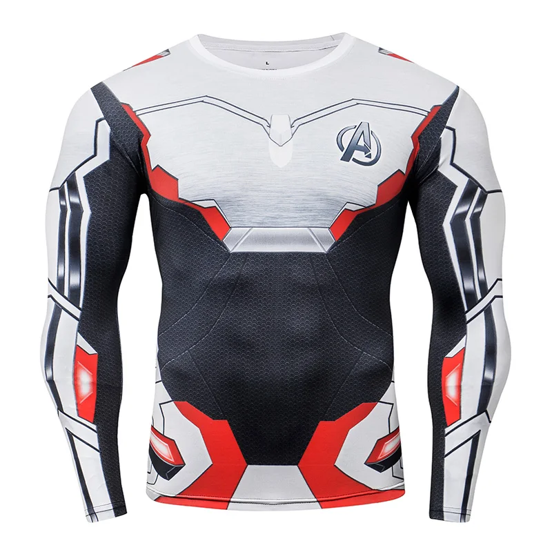 Avengers 4 End game Quantum War Compression Shirt 3D Printed T shirts Men Cosplay Costume Long Sleeve For Male Fitness Tops
Avengers 4 End game Quantum War Compression Shirt 3D Printed T shirts Men Cosplay Costume Long Sleeve For Male Fitness Tops