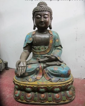 bi001957 Tibet Fane Old Pure Bronze Cloisonne Amitabha Sakyamuni Tathagata Buddha Statue
bi001957 Tibet Fane Old Pure Bronze Cloisonne Amitabha Sakyamuni Tathagata Buddha Statue