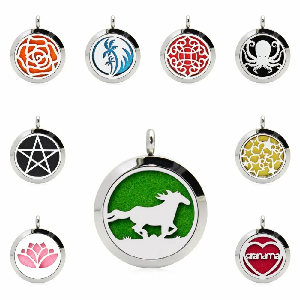 25mm 316L Stainless Steel Diffuser Necklace Chain Pendant Running Horse Essential Oil Aromatherapy Perfume Locket 10pcs Pads
25mm 316L Stainless Steel Diffuser Necklace Chain Pendant Running Horse Essential Oil Aromatherapy Perfume Locket 10pcs Pads