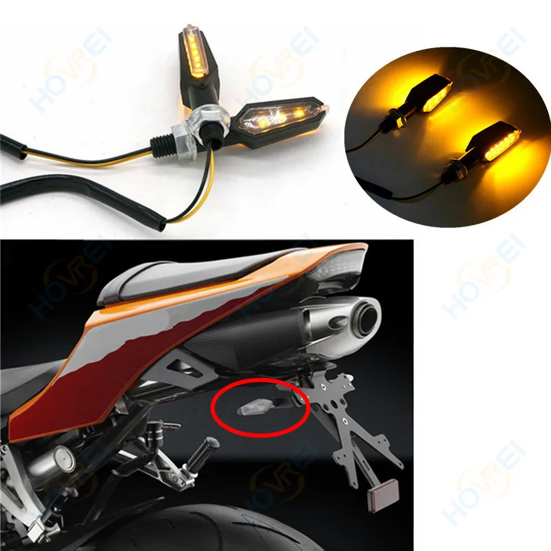 4PCS/LOT 12V Universal Motorcycle 3+6 LED 2wire Turn Signal Blinker Indicators Light Lamp For Kawasaki Suzuki Honda Yamaha
4PCS/LOT 12V Universal Motorcycle 3+6 LED 2wire Turn Signal Blinker Indicators Light Lamp For Kawasaki Suzuki Honda Yamaha