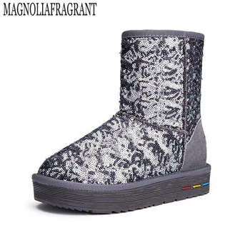 Hot Sale Shoes Women Boots platform Boots Bright cloth Women Snow Boots Round Toe Flat with Winter Fur Ankle Boots k221
Hot Sale Shoes Women Boots platform Boots Bright cloth Women Snow Boots Round Toe Flat with Winter Fur Ankle Boots k221