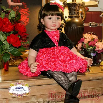 22 Inch Soft Vinyl Reborn Female Baby Princess Girl Doll Toddler Lifelike Bebe Nursery Toy Silicone Reborn Baby Doll
22 Inch Soft Vinyl Reborn Female Baby Princess Girl Doll Toddler Lifelike Bebe Nursery Toy Silicone Reborn Baby Doll