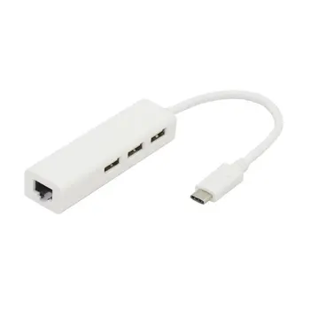 10pcs/lot CY USB 3.1 Type C USB-C Multiple 3 Ports Hub with Ethernet Network LAN Adapter for Chromebook
10pcs/lot CY USB 3.1 Type C USB-C Multiple 3 Ports Hub with Ethernet Network LAN Adapter for Chromebook