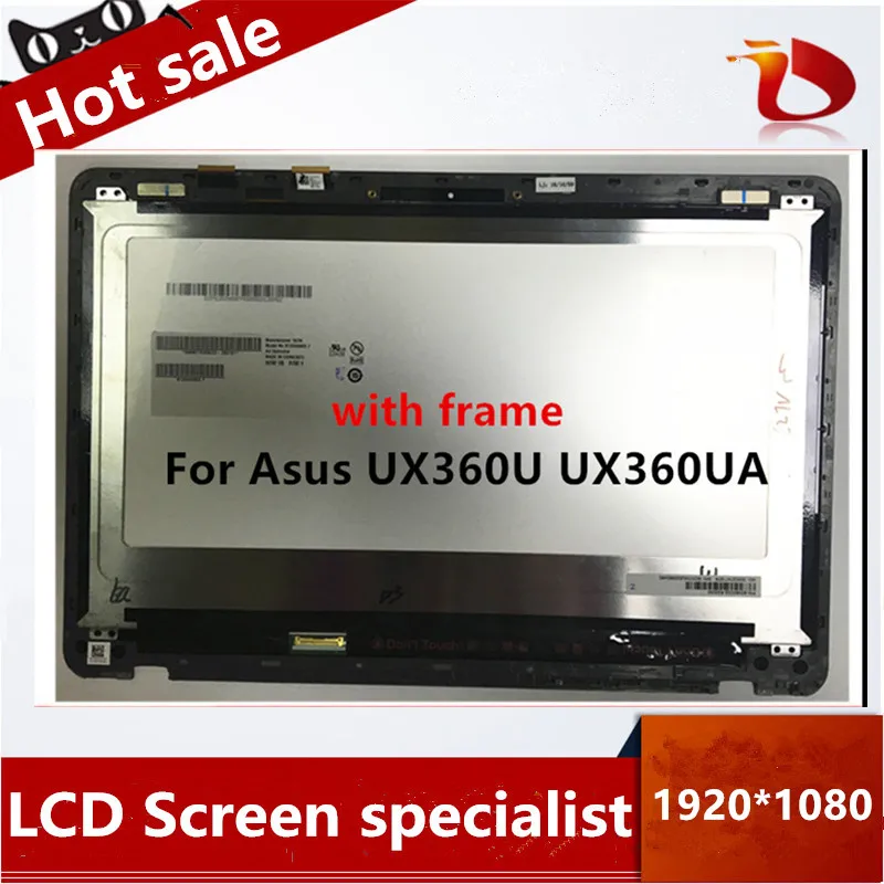 B133HAN02.7 For Asus UX360U UX360UA ASSEMBLY 13.3"Full LCD Screen Touch Digitizer Display Assembly 30pin 1920*1080 with frame
B133HAN02.7 For Asus UX360U UX360UA ASSEMBLY 13.3"Full LCD Screen Touch Digitizer Display Assembly 30pin 1920*1080 with frame