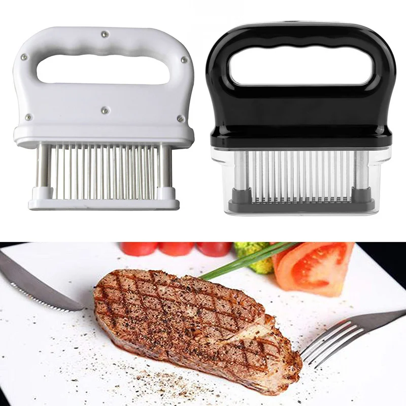 1 PC Professional Meat Tenderizer With Stainless Steel 48 Sharp Blades Meat Hammer Needle For Beef BBQ Practical Meat Tool
1 PC Professional Meat Tenderizer With Stainless Steel 48 Sharp Blades Meat Hammer Needle For Beef BBQ Practical Meat Tool