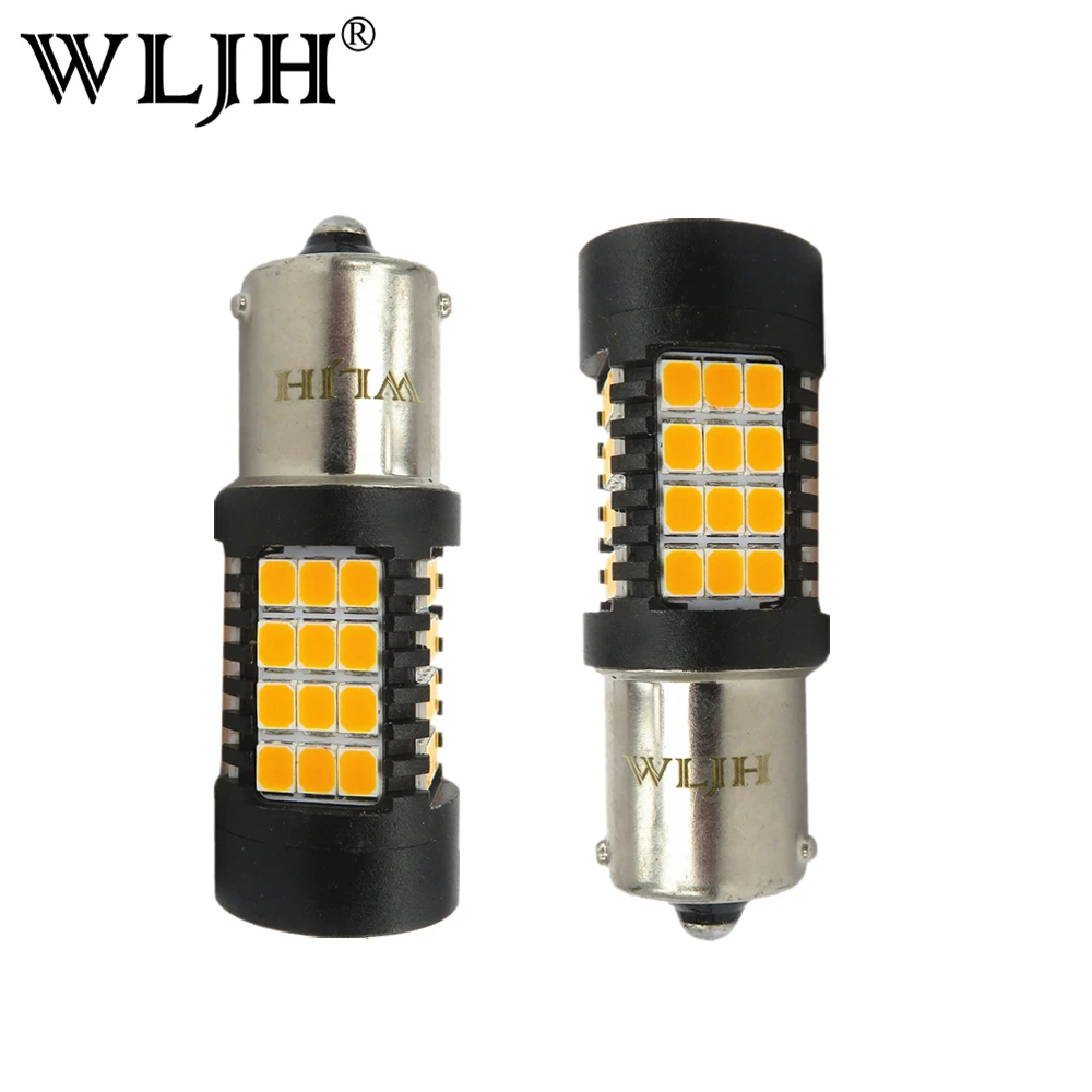 WLJH 2pcs Canbus Led PY21W BAU15s 7507 581 1156PY 5050 Error Free 9V-30V Car LED Indicator Front Rear Turn Signal Light Bulbs
WLJH 2pcs Canbus Led PY21W BAU15s 7507 581 1156PY 5050 Error Free 9V-30V Car LED Indicator Front Rear Turn Signal Light Bulbs