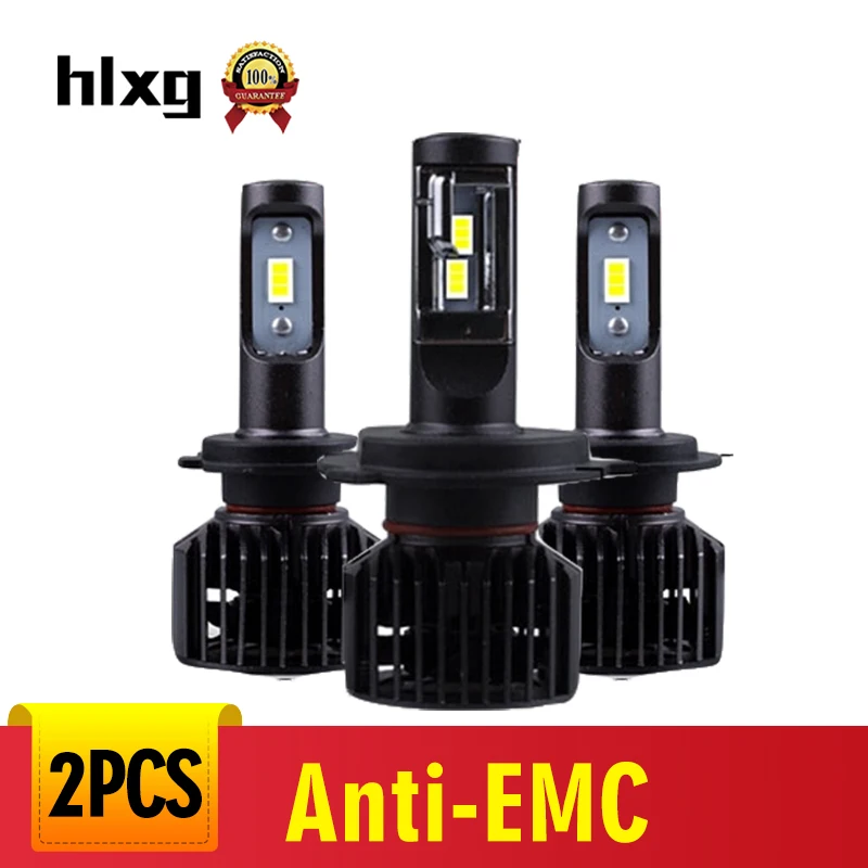 HLXG 2PCS Anti-EMC LED CSP Chip Turbo h7 LEDs Light Bulbs H8 H11 LED 70W HB4 HB3 diode lamps 12V LED Headlight led light auto
HLXG 2PCS Anti-EMC LED CSP Chip Turbo h7 LEDs Light Bulbs H8 H11 LED 70W HB4 HB3 diode lamps 12V LED Headlight led light auto