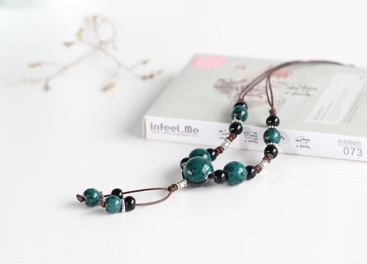 national wind handmade ceramic necklace fashion long paragraph sweater chain jewelry #1070
national wind handmade ceramic necklace fashion long paragraph sweater chain jewelry #1070