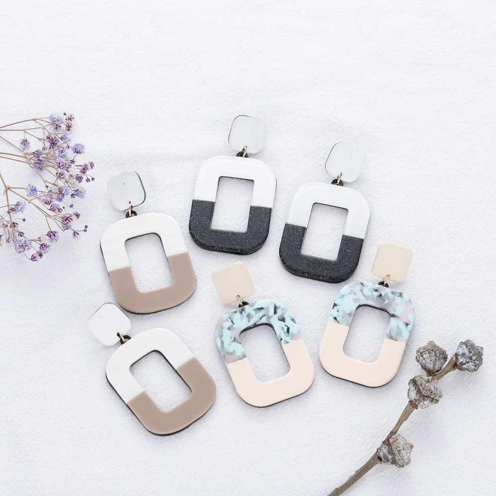 2019 New Fashion Acrylic Earrings for Women 3 Colors Bohemian Big Drop Earrings Earings Fashion Jewelry Drop Shipping ILYF516
2019 New Fashion Acrylic Earrings for Women 3 Colors Bohemian Big Drop Earrings Earings Fashion Jewelry Drop Shipping ILYF516